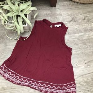 Love, Fire: Fun, Flowy Crop Tank Top